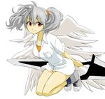  angel angel_(evangelion) angel_chromosome_xx bad_id bad_pixiv_id blade bottomless mabu0723 multiple_wings neon_genesis_evangelion red_eyes seraph smile solo tabris tabris-xx twintails white_hair wings 