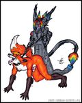  anal anthro canine duo fox gay leash male mammal mohawk penis piercing rainbow sysko urban-coyote 