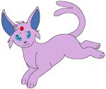 2013 aliasing alpha_channel ambiguous_gender blue_eyes blue_inner_ear bluekyokitty cheek_tuft digital_drawing_(artwork) digital_media_(artwork) digitigrade eeveelution espeon facial_tuft fan_character feral flat_colors forehead_gem forked_tail full-length_portrait generation_2_pokemon glistening glistening_eyes looking_at_viewer nintendo paws pokemon pokemon_(species) portrait purple_nose raised_tail sebdoggo simple_background smile solo tail transparent_background tuft unusual_anatomy unusual_tail