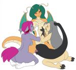  2017 4_toes 5_fingers anthro anthro_on_anthro black_nose blue_body blue_fur blush breast_play breast_suck breasts butt claws daniela_&#039;dani&#039;_king dragonite feet female female/female fingers fur generation_1_pokemon generation_3_pokemon generation_4_pokemon green_hair group group_sex hair hindpaw humanoid_hands kneeling marauder6272 mawile mislakane multicolored_body multicolored_scales nintendo nipple_fetish nipple_play nipple_suck nipples nude ophelia_stafford orange_body orange_scales paws pokemon pokemon_(species) pokemorph purple_hair scales sex silver_hair siona_jaunity sucking survival_of_the_fittest tan_body tan_scales threesome toe_claws toes trio two_tone_body two_tone_scales weavile yellow_body 