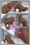  after_transformation anthro_to_feral aphrodisiac aphrodisiac_gas bear bodily_fluids brown_body brown_fur butt claws comic crazydonkey dialogue dildo english_text eyes_closed female feral full_foot_pawpads fur gender_transformation genitals hi_res human_to_anthro human_to_feral laboratory loss_of_dexterity mammal masturbation mtf_transformation nude pawpads paws penetration presenting presenting_hindquarters presenting_pussy pussy scientific_experiment sex_toy short_tail solo species_transformation speech_bubble tail text transformation transformation_sequence ursine vaginal vaginal_masturbation vaginal_penetration 