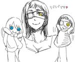  eyepatch hand_puppet jormungand monochrome puppet sketch sofia_valmer solo 