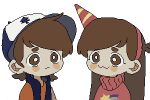  :3 animated animated_gif animification antenna_hair balloon baseball_cap blinking blue_headwear blue_vest blush_stickers brother_and_sister brown_eyes brown_hair chinese_commentary closed_mouth commentary_request dipper_pines explosion eyelashes frown gravity_falls hairband hat holding holding_balloon long_hair long_sleeves looping_animation lowres mabel_pines medium_hair mini_party_hat open_clothes open_mouth open_vest orange_shirt orange_sleeves pink_hairband pink_sleeves pink_sweater pixel_art red_headwear riko-m shirt shooting_star_(symbol) siblings smile star_(symbol) star_print striped striped_headwear sweatdrop sweater transparent_background tree_print turtleneck turtleneck_sweater twins two-sided_fabric two-sided_headwear two-tone_headwear upper_body vest wavy_mouth white_headwear wide-eyed 