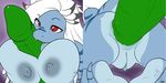  breasts female fols hair heel_focus madturtle male nude penis red_eyes scalie straight v&#178; v&sup2; 