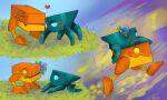 absalon absurd_res characters dash delaine duo female feral game_(disambiguation) geometry geometry_dash hi_res lince11 love male male/female of romantic the