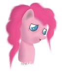  2013 aruigus808 blue_eyes equine female feral friendship_is_magic fur hair horse mammal my_little_pony open_mouth pink_fur pink_hair pinkie_pie_(mlp) plain_background pony solo white_background 