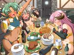  3girls blush food game_cg ikazuchi_no_senshi_raidy ikazuchi_no_senshi_raidy_3 ikazuchi_no_senshi_raidy_iii multiple_girls zyx 
