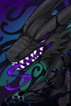 anthro dragon fangs goo_(disambiguation) grin hi_res invalid_tag mean smile teeth