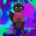anthro canid canine canis low_res male mammal pixile_studios solo super_animal_royale wolf