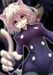  1girl animal_ears cat_ears cat_tail genderswap heart highres hunter_x_hunter nefelpitou short_hair smile solo tail 