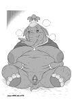 2020 anthro anus bedroom_eyes belly_grab big_breasts blush bodily_fluids breasts disney dumbo_(movie) elderly_anthro elderly_female elephant elephant_matriarch_(dumbo) elephantid eye_bags female gaping gaping_pussy genital_fluids genitals headdress hi_res huge_breasts looking_at_viewer mammal mature_anthro mature_female monochrome narrowed_eyes neko_no_hito open_mouth proboscidean proboscis_(anatomy) pussy seductive semi-anthro shawl simple_background sitting slightly_chubby smile solo spread_legs spreading steam stocky sweat trunk_(anatomy) vaginal_fluids white_background