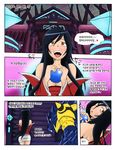  amber_eyes anthro armor ball bandage big_breasts black_hair blush breasts canine comic female hair human kimmundo korean league_of_legends mammal orb red_eyes temple the_wolf_and_the_fox warwick wolf 