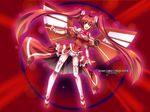  bad_id bad_pixiv_id long_hair red_eyes red_hair solo takelu thighhighs twintails vividred vividred_operation 