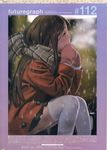  absurdres brown_eyes brown_hair coat gloves highres long_hair long_sleeves motion_lines murata_renji outdoors plaid plaid_scarf red_gloves scarf skirt snowing thighhighs white_legwear winter_clothes winter_coat zettai_ryouiki 