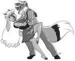 aeolus06 anthro bovid canid canine caprine duo embrace female fox goat hi_res lyra_(disambiguation) male male/female mammal martin_foxworth red_fox