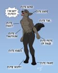 canid canine canis hi_res humor invalid_tag male mammal not_cute wolf wolfeye20_is_totally_cute_and_should_never_claim_otherwise_because_anyone_can_see_he&#039;s_an_uber_cutie