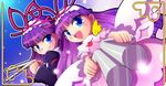  2girls dual_persona feli lowres multiple_girls puyopuyo white_feli 