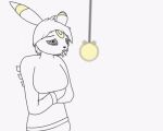 animated anthro bodily_fluids dithering drooling eeveelution female generation_2_pokemon hypnosis hypnosis_eyes hypnosis_watch hypnotic_eyes low_res mind_control nintendo padlockedpadding pokemon pokemon_(species) restraints saliva story story_at_source story_in_description straitjacket umbreon