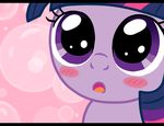  blush cub cute edit equine female feral friendship_is_magic hair horse mammal mangaka-girl multi-colored_hair my_little_pony open_mouth plain_background pony purple_eyes purple_hair solo twilight_sparkle_(mlp) two_tone_hair young 