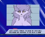 canid canine canis female lucy_(cooliehigh) mammal meme momiji_werefox news news_report solo wolf