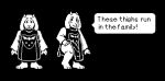 anthro blush boss_monster_(undertale) bovid caprine clothed clothing clothing_lift female goat mammal solo solo_focus speech_bubble thick_thighs toriel undertale_(series)