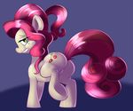  cherry_jubilee_(mlp) cutie_mark equine featureless_crotch female feral friendship_is_magic green_eyes hair horse looking_at_viewer mammal my_little_pony one_leg_up plain_background pony red_hair sbshouseofpancakes solo suggestive 