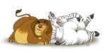 2024 absurd_res alakay_alex anthro belly big_belly big_butt butt claws dragontzin dreamworks duo equid equine felid fur hand_on_belly hi_res hooves lion looking_at_viewer lying madagascar_(series) male mammal mane marty_the_zebra mohawk morbidly_obese morbidly_obese_anthro morbidly_obese_male navel nude obese obese_anthro obese_male on_front on_side open_mouth overweight overweight_anthro overweight_male pantherine raised_tail signature striped_body striped_fur stripes tail tail_tuft teeth toe_claws tuft zebra