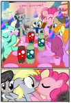 berry_punch_(mlp) birthday blonde_hair blush bonbon_(mlp) cake carrot_top_(mlp) derpy_hooves_(mlp) dialog doctor_whooves_(mlp) english_text equine eyes_closed female feral food friendship_is_magic fur grey_fur hair horn horse kissing lesbian licking lyra_(mlp) lyra_heartstrings_(mlp) male mammal my_little_pony octavia_(mlp) open_mouth party party_hat pegasus pink_fur pink_hair pinkie_pie_(mlp) pony purple_eyes pyruvate text tongue tongue_out unicorn wing_boner wings 