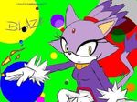  blaze_the_cat breasts cat clothing colored feline female fire fur gloves looking_at_viewer mammal purple_fur sega signature solo sonic_(series) source_request unknown_artist yellow_eyes 