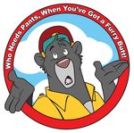 bear butt clothing disney english_text hat humor male mammal solo talespin talisment text 