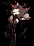  anthro black_background bunny_costume clothed clothing costume crossdressing eulipotyphlan fake_ears frown hedgehog hi_res holding_tray legwear male mammal sega shadow_the_hedgehog simple_background sketch solo sonic_the_hedgehog_(series) thigh_highs usa37107692 