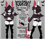 absurd_res anthro asphodel_(sataenart) bat bat_wings belt boots bottomwear butt claws clothing collar cross cute_fangs fangs female footwear guitar hi_res high_boots hip_tuft hotpants inner_ear_fluff inverted_cross mammal membrane_(anatomy) membranous_wings model_sheet musical_instrument plucked_string_instrument red_eyes sataenart shorts small_tail solo string_instrument tail teeth text tongue tuft white_body wings