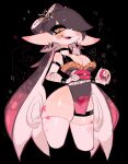 big_breasts breasts callie_(splatoon) cephalopod cleavage clothed clothing ear_piercing ear_ring female hair hair_over_eye hand_on_hip hi_res humanoid humanoid_pointy_ears inkling legwear marine mollusk ninja nintendo not_furry one_eye_obstructed open_mouth open_smile piercing pseudo_hair pupils ring_piercing sketch smile solo splatoon tentacle_hair tentacles thick_thighs thigh_highs unusual_pupils usa37107692 warrior