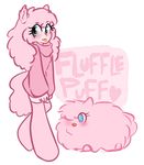  animal_ears anthro anthrofied blue_eyes clothing equine female fluffle_puff friendship_is_magic hair horse legwear mammal my_little_pony original_character pink_hair pony square_crossover stockings sweater tongue tongue_out unknown_artist 