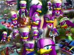  eyewear glasses purple_feathers screencap sega sonic_(series) sonic_riders wave_the_swallow 