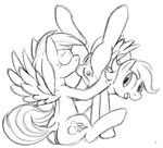  anus breast_suck cutie_mark duo equine eyes_closed female feral friendship_is_magic horse lesbian looking_back mammal monochrome my_little_pony nipples open_mouth oral pegasus plain_background pony pussy rainbow_dash_(mlp) scootaloo_(mlp) sitting sketch sucking teats tg-0 white_background wings 