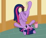  anal_insertion anal_masturbation anal_penetration anus buttplug cutie_mark equine female feral friendship_is_magic fur hair horn insertion lube mammal masturbation multi-colored_hair my_little_pony penetration purple_eyes purple_fur pussy sex_toy solo ti-82 twilight_sparkle_(mlp) unicorn upside_down 