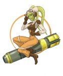 2024 alien alien_humanoid bomb boots breasts clothing explosives eyebrows eyelashes eyewear eyewear_on_head female gesture gloves goggles goggles_on_head green_body green_eyes green_skin gsap hand_gesture handwear hera_syndulla hi_res humanoid lekku_(anatomy) looking_at_viewer medium_breasts nipple_outline not_furry open_mouth pinup pose solo star_wars twi&#039;lek v_sign