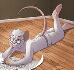  eyewear glasses jailbird jockstrap male mammal mouse one_eye_closed rodent solo topless underwear 