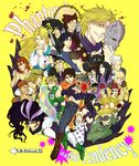  6+boys battle_tendency bruford caesar_anthonio_zeppeli danny_(jojo) dio_brando dire_(jojo) english erina_pendleton esidisi everyone great_dane highres jojo_no_kimyou_na_bouken jonathan_joestar joseph_joestar_(young) kars_(jojo) kock_k lisa_lisa loggins_(jojo) mark_(jojo) messina_(jojo) multiple_boys multiple_girls phantom_blood poco_(jojo) red_stone_of_aja robert_eo_speedwagon rudolph_von_stroheim stone_mask_(jojo) straizo suzi_q tarkus tonpeti wamuu will_anthonio_zeppeli 