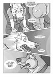  canine comic dialog english_text furious gay male mammal meatier_shower monochrome nipples sweat text 