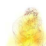  braid father_and_son giorno_giovanna hug jojo_no_kimyou_na_bouken jonathan_joestar multiple_boys oyatsu_itsu time_paradox 