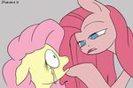  duo equine female feral friendship_is_magic fur grey_background hair horse mammal my_little_pony pink_fur pink_hair pinkamena_(mlp) pinkie_pie_(mlp) plain_background pony strebiskunk tears 