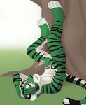  barbs cum cumshot erection eyes_closed feline jailbird male mammal masturbation nude orgasm outside penis plasdurock solo tiger tree upside_down 