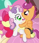  animated apple_bloom_(mlp) cub cutie_mark_crusaders_(mlp) dildo double_penetration equine female feral friendship_is_magic green_eyes group group_sex hair horn horse lesbian mammal my_little_pony ohohokapi open_mouth pegasus penetration pillow pony purple_eyes purple_hair red_hair scootaloo_(mlp) sex sex_toy strapon sweetie_belle_(mlp) threesome two_tone_hair unicorn wings young 