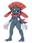  breasts claws creature fang female full_body mato_spectoru matospectoru nintendo nipples pok&#233;mon pok&#233;morph pokemon pussy solo uncensored video_games weavile 