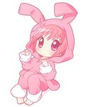  animal_ears bunny_ears chibi mirai_(sugar) pajamas solo to_aru_majutsu_no_index tsukuyomi_komoe 