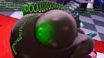 16:9 2022 3d_(artwork) 4k absurd_res anthro areola arthropod belly big_belly big_breasts black_body breasts burping changeling coriponer digestion_noises digital_media_(artwork) english_text female fingers friendship_is_magic green_areola green_nipples hasbro hi_res huge_breasts hyper hyper_belly hyper_breasts my_little_pony nipples nude pink_body queen_chrysalis_(mlp) solo source_filmmaker text vore widescreen