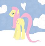  absurd_res anus butt cutie_mark equine female feral fluttershy_(mlp) friendship_is_magic hair hi_res horse looking_back mammal my_little_pony nude p0mf pony presenting presenting_hindquarters pussy solo 