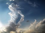  artist_name cloud dated fishnets hat jojo_no_kimyou_na_bouken long_hair male_focus narciso_anasui oceanleaves signature sky solo 